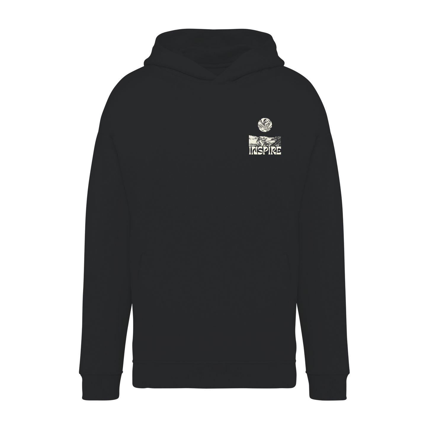 Oversize sweatshirt with hood 300gr IsART