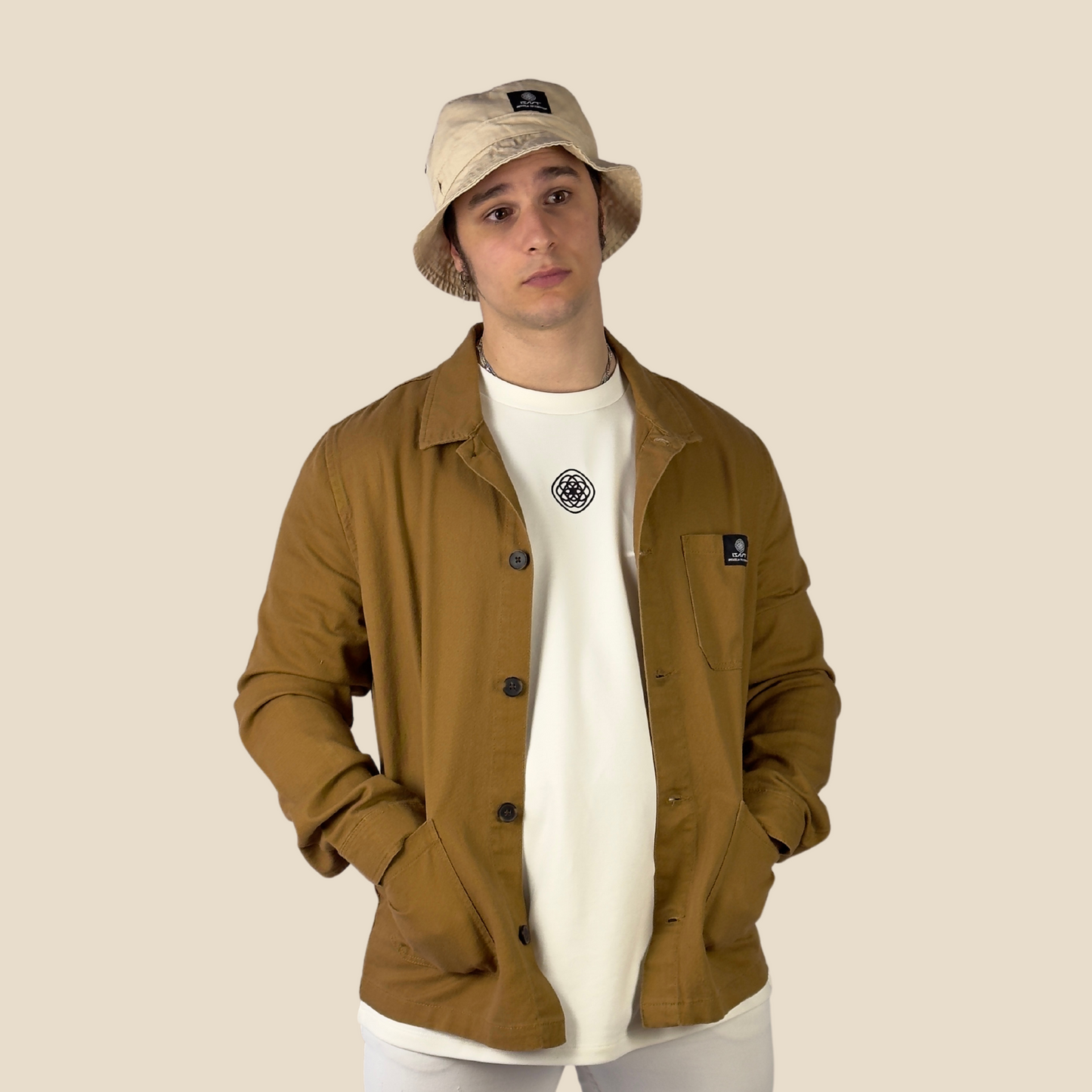 Sobrecamisa efecto lavado unisex ECO