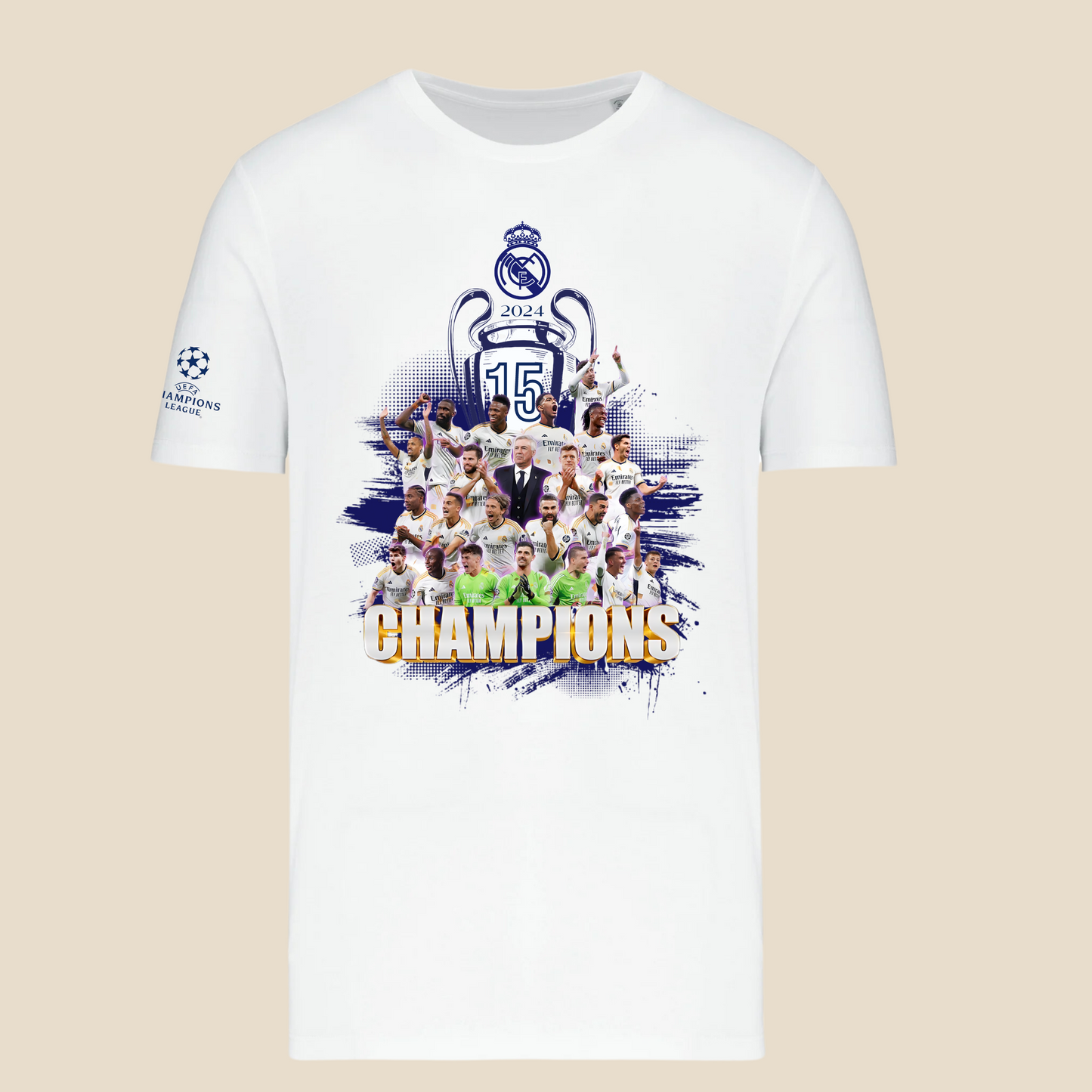 Camiseta CAMPEÓNES 15 REAL MADRID