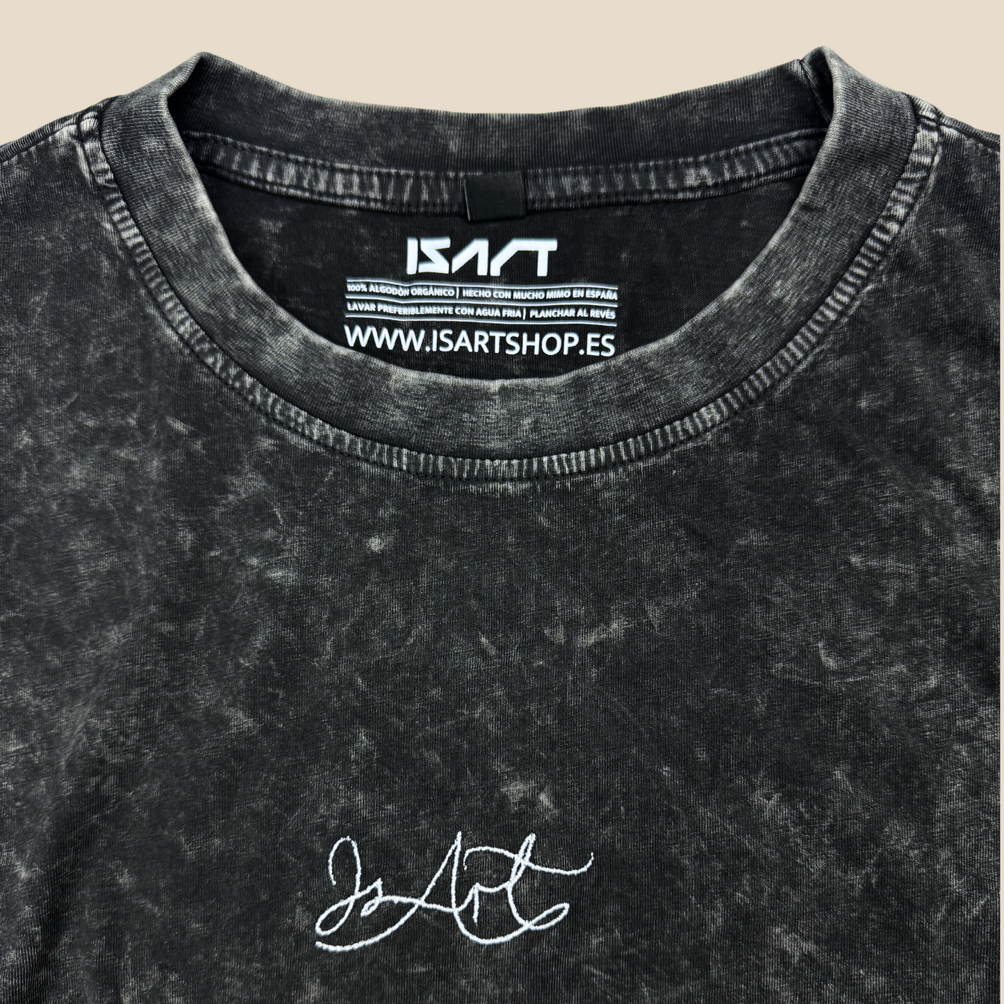 Camiseta "Wake Up" - Acid Washed IsART