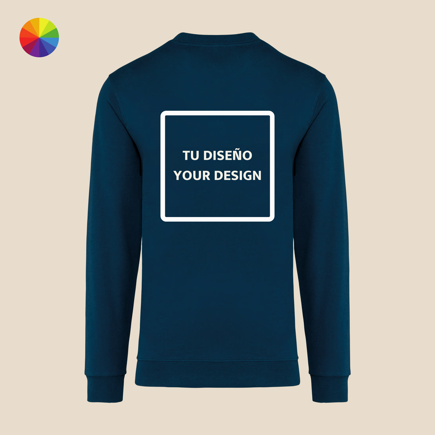Sudadera básica "Creative way by IsART" (Click en "todos los detalles")
