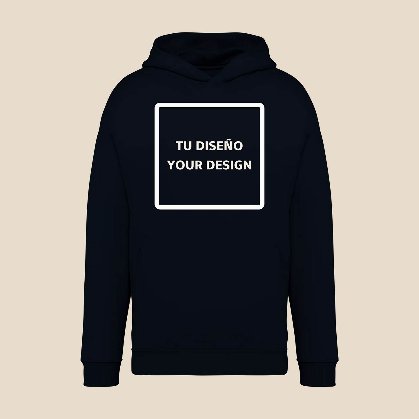 Sudadera oversize con capucha "Creative way by IsART"