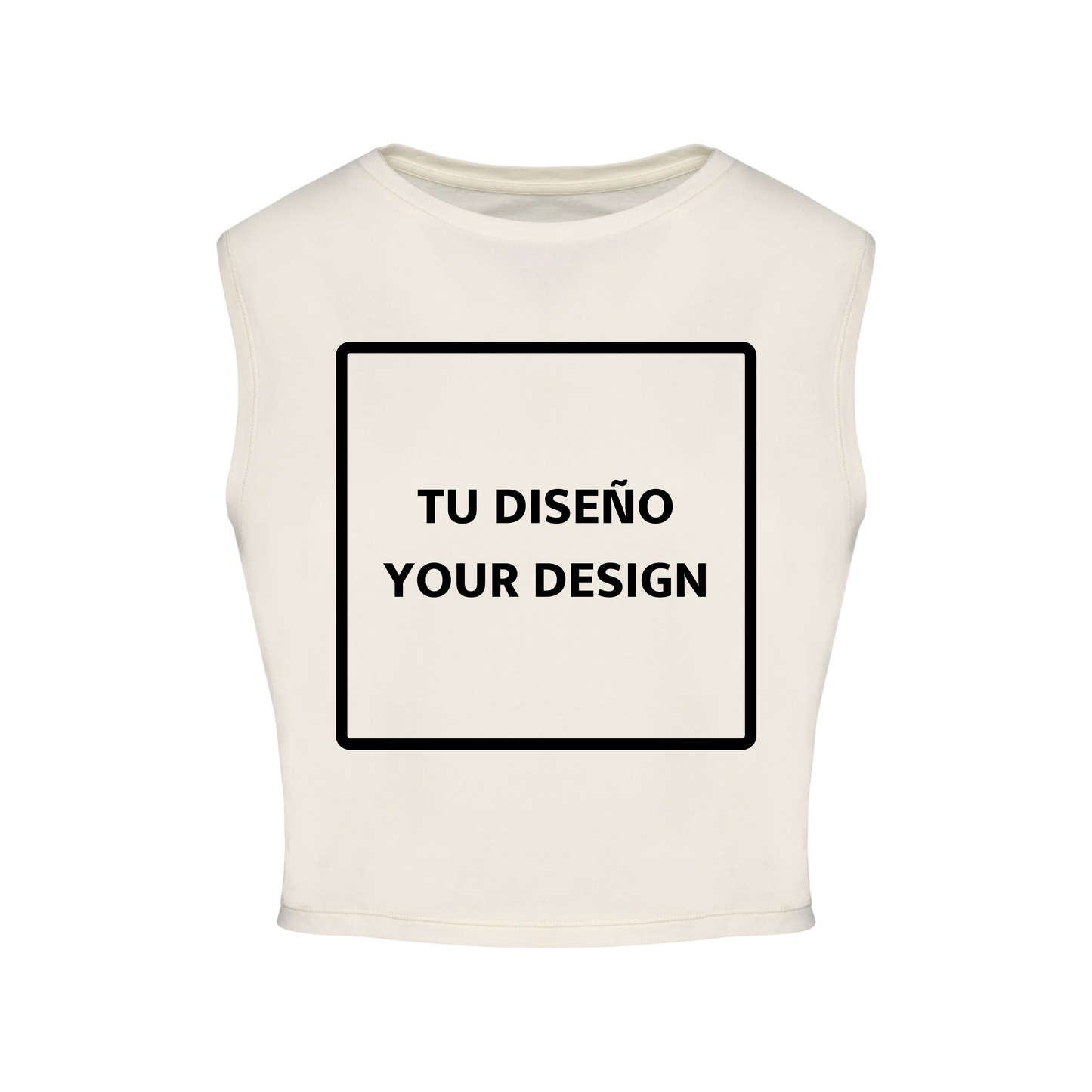 Camiseta crop tirantes "Creative way by IsART"