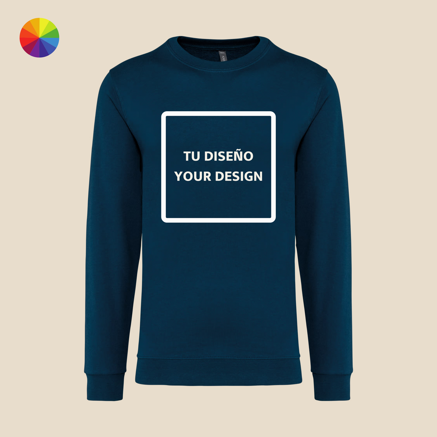 Sudadera básica "Creative way by IsART" (Click en "todos los detalles")