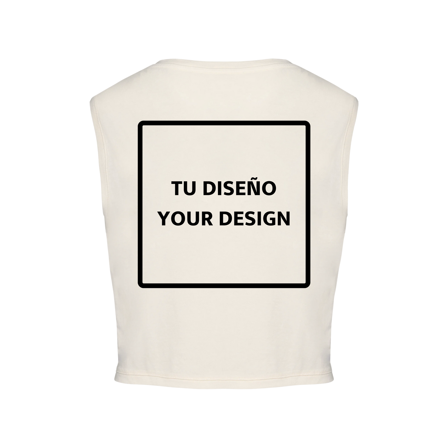 Camiseta crop tirantes "Creative way by IsART"