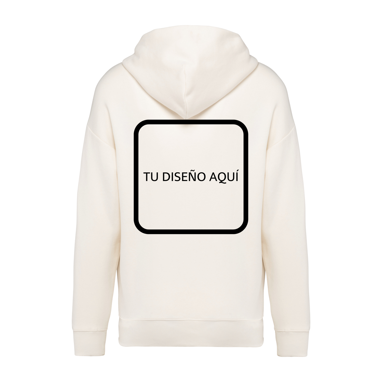 Sudadera oversize con capucha "Creative way by IsART"