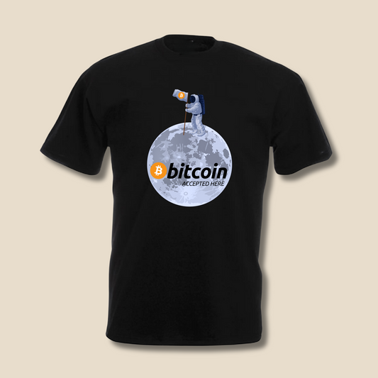 Camiseta "BTC accepted here"