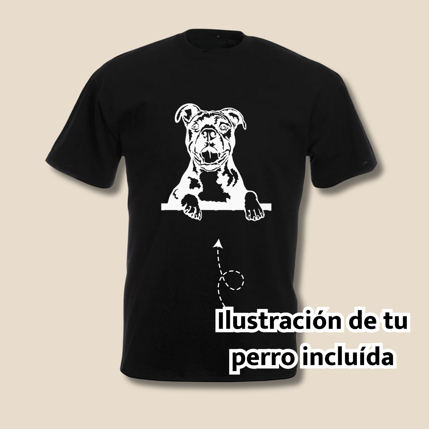 Camiseta "Tu mascota" personalizada